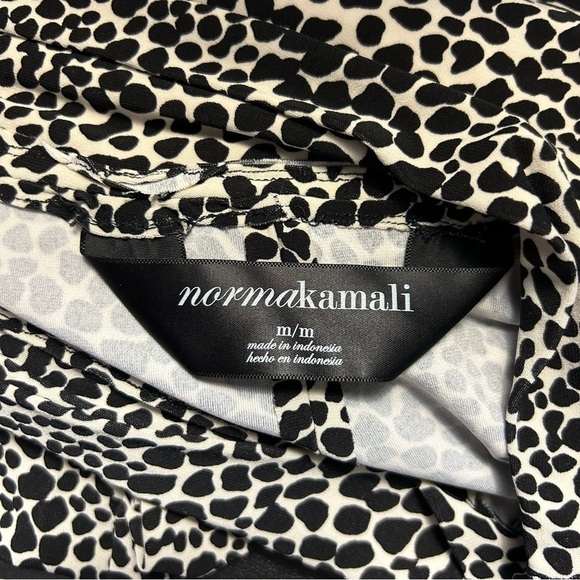 Norma Kamali Midi Skirt Animal Pattern Print Size Medium - Picture 2 of 3